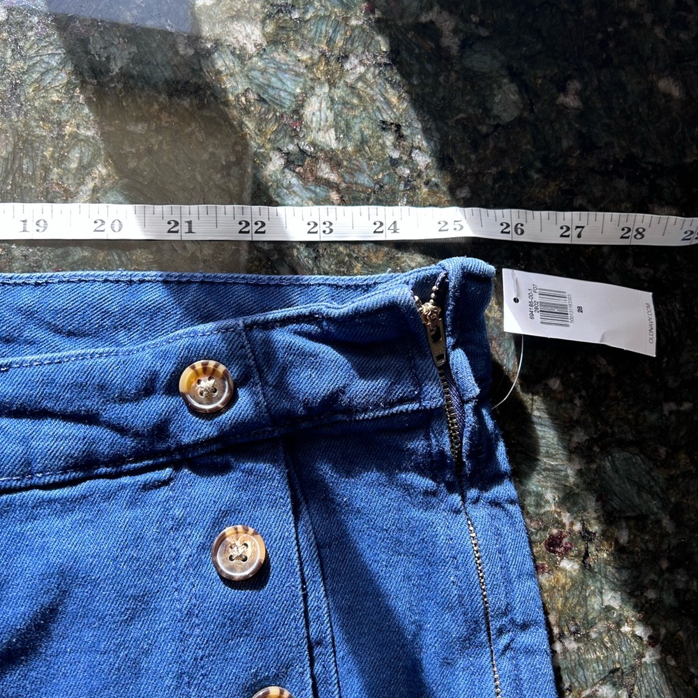 NWT Old Navy Extra High Rise Sky-Hi Wide Let Sailor Style Jeans. Classic. Beach - Picture 11 of 14